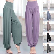 ダンスパンツ ヨガパンツ サルエルパンツ レディース ヨガウェア ピラティス ヨガ パンツ フィットネス …