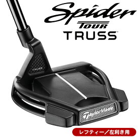 レフティー テーラーメイド 2024 スパイダー ツアーX トラス TM1 パター 左利き用 Spider TOUR TRUSS X ブラック ガンメタル トラスヒール