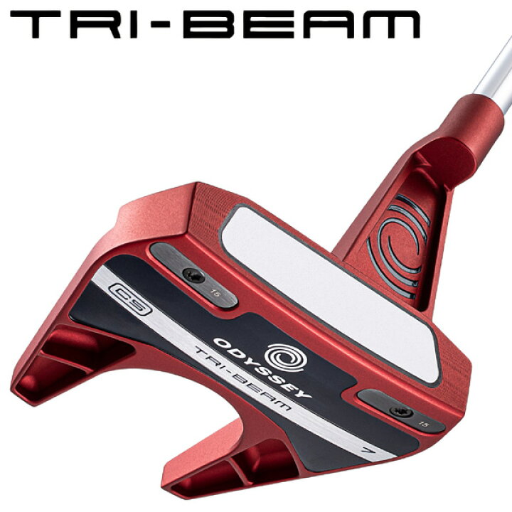 楽天市場】オデッセイ トライビーム RED #7 センターシャフト パター 
