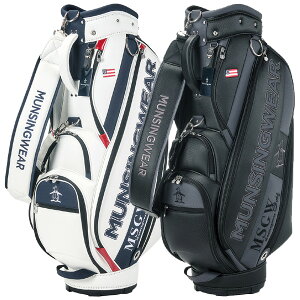 最大10%OFFクーポン発行中【10/21〜10/29】 ★付属ネームタグ刻印無料★マンシングウェア MG4FCB05M シーズンコレクション ビッグロゴ キャディバッグ 珍しい おしゃれ おすすめ 人気