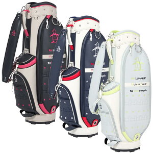 最大10%OFFクーポン発行中【10/21〜10/29】 ★付属ネームタグ刻印無料★マンシング キャディバッグ MG5FCB02L レディース 合皮素材ペンギン刺繍 カート型 8.5型 2025年モデル 珍しい おしゃれ おすす