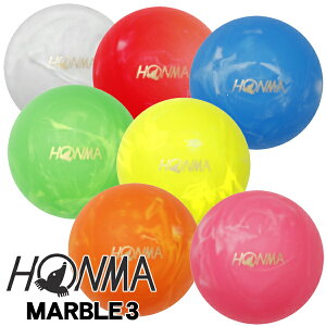 最大10%OFFクーポン発行中【10/21〜10/29】 パークゴルフ ボール 本間ゴルフ マーブル3 PGA2501 パークゴルフ用ボール 1球 2025年モデル