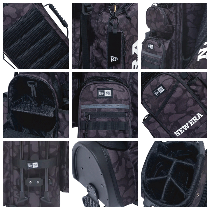 ニューエラ キャディバック ブラックハンターカモ×ホワイト Amazon.co.jp: GF STAND CADDIE BAG NVY TCAM : スポーツ