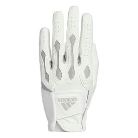 アディダス マルチフィット360 II917 ゴルフ手袋 （左手着用）（ホワイトXグレー）