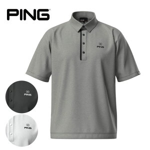 最大10%OFFクーポン発行中【10/21〜10/29】 ゴルフウェア ピン ポロシャツ 半袖ニットポロシャツ 6215172201 メンズ