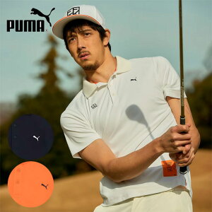 最大10%OFFクーポン発行中【10/21〜10/29】 ゴルフウェア プーマ ポロシャツ TK ビッグラベル ポロS/S 633661 メンズ