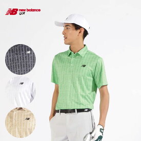 ゴルフウェア ニューバランス ポロシャツ S/SLEEVE COLLAR SHIRT 125168006 メンズ