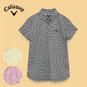 最大10%OFFクーポン発行中【10/21〜10/29】 ゴルフウェア キャロウェイ ポロシャツ 半袖シャツ C25134216 レディース