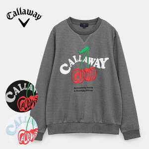 最大10%OFFクーポン発行中【10/21〜10/29】 ゴルフウェア キャロウェイ アウター プルオーバークルーネックスウェット C25217205 レディース