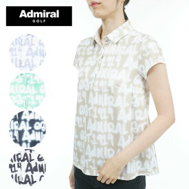 《今日だす》【レディース／女性用】アドミラル　スプレーロゴプリント　Aラインシャツ　ADLA309
