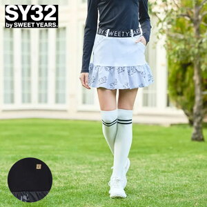 y10/10聚I100%PobNvGg[+ő10%ItCPzzz yfB[X^pzSY32 STRETCH GRAPHIC COMBI SKIRT SYG-24S02W