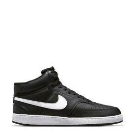 ナイキ Nike 【 Court Vision Mid Next Nature Mens Black/White/Black 】 コート ミッド メンズ 黒色 ブラック 白色 ホワイト
