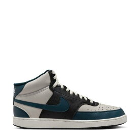 ナイキ Nike 【 Court Vision Mid Next Nature Mens Lt Iron Ore/Armory Navy/Phantom/Black 】 コート ミッド メンズ 紺色 ネイビー 黒色 ブラック