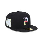 ニューエラ NEW ERA ニューエラ ピッツバーグ 海賊団 黒色 ブラック ニューエラ パイレーツ 【 COLORPACK BLACK 59FIFTY FITTED COLOR 】