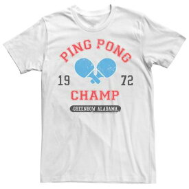 【★スーパーSALE★6/11深夜2時迄】キャラクター Tシャツ 白色 ホワイト 【 LICENSED CHARACTER FORREST GUMP PING PONG CHAMP TEE / WHITE 】 メンズファッション トップス カットソー