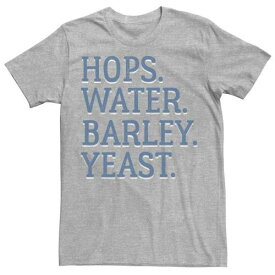 キャラクター グラフィック Tシャツ ヘザー 【 LICENSED CHARACTER DRINKING HOPS WATER BARLEY YEAST GRAPHIC TEE / ATHLETIC HEATHER 】 メンズファッション トップス カットソー