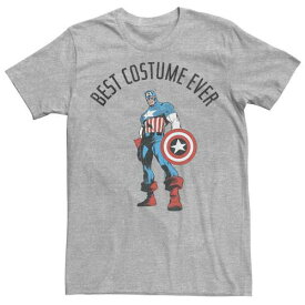 【★スーパーSALE★6/11深夜2時迄】マーベル Tシャツ ヘザー 【 MARVEL CAPTAIN AMERICA BEST COSTUME EVER TEE / ATHLETIC HEATHER 】 メンズファッション トップス カットソー