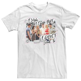 キャラクター Tシャツ 白色 ホワイト DON'T 【 LICENSED CHARACTER FRIENDS I WISH COULD BUT WANT TO TEE / WHITE 】 メンズファッション トップス カットソー