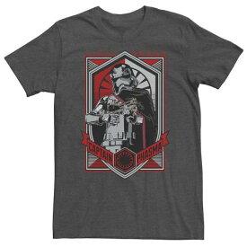 Tシャツ チャコール ヘザー スターウォーズ 【 STAR WARS THE FORCE AWAKENS CAPTAIN PHASMA FIRST ORDER TEE / CHARCOAL HEATHER 】 メンズファッション トップス カットソー