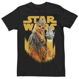 【★スーパーSALE★6/11深夜2時迄】キャラクター Tシャツ スターウォーズ 【 LICENSED CHARACTER STAR WARS HAN SOLO MOVIE CHEWIE GRUNGY INTRO TEE / 】 メンズファッション トップス カットソー