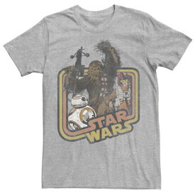 Tシャツ ヘザー スターウォーズ 【 STAR WARS CHEWBACCA AND BB-8 TEE / ATHLETIC HEATHER 】 メンズファッション トップス カットソー