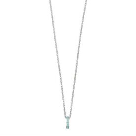 【★スーパーSALE★6/11深夜2時迄】銀色 シルバー ネックレス 【 TRADITIONS JEWELRY COMPANY STERLING SILVER CHANNEL-SET APATITE BIRTHSTONE PENDANT NECKLACE / 】 ジュエリー アクセサリー レディースジュエリー ペンダント