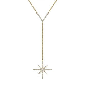 ゴールド ダイヤモンド ネックレス T.W. 【 GEMMINDED 10K GOLD 3/8 CARAT DIAMOND STAR PENDANT NECKLACE / 10K GOLD 】 ジュエリー アクセサリー レディースジュエリー ペンダント