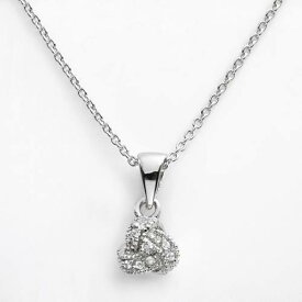 銀色 シルバー 白色 ホワイト 【 SOPHIE MILLER STERLING SILVER CUBIC ZIRCONIA LOVE KNOT PENDANT / WHITE 】 ジュエリー アクセサリー レディースジュエリー ネックレス ペンダント