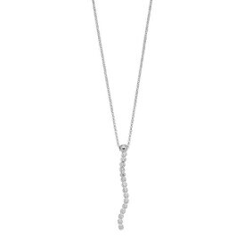 【★スーパーSALE★6/11深夜2時迄】銀色 シルバー ネックレス 【 UNBRANDED STERLING SILVER CUBIC ZIRCONIA DROP PENDANT NECKLACE / STERLING SILVER 】 ジュエリー アクセサリー レディースジュエリー ペンダント