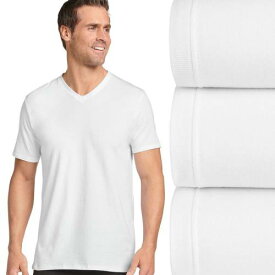 ジョッキー 3個入 Vネック Tシャツ 【 JOCKEY 3-PACK STRETCH V-NECK TEES / 】 メンズファッション トップス カットソー