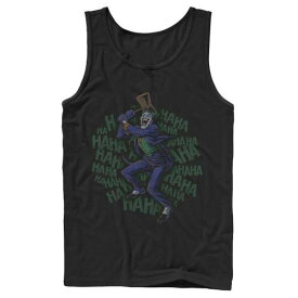 ディーシーコミックス ディーシー コミックス タイム タンクトップ 黒色 ブラック 【 DC COMICS BATMAN THE JOKER HA SMASHING TIME PORTRAIT TANK / BLACK 】 メンズファッション トップス パーカー