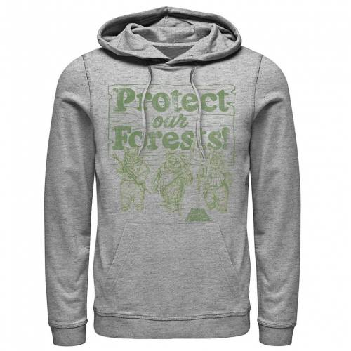 WARS STAR フーディー 】 ATHLETIC HOODIE CAMP FORESTS OUR PROTECT EWOKS HEATHER 【 メンズ スターウォーズ ヘザー パーカー スウェット・トレーナー
