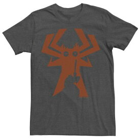 キャラクター Tシャツ 【 LICENSED CHARACTER CARTOON NETWORK SAMURAI JACK FACES AKU SILHOUETTE TEE / 】 メンズファッション トップス カットソー