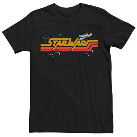 【★スーパーSALE★6/11深夜2時迄】ロゴ Tシャツ スターウォーズ 【 STAR WARS MILLENNIUM RETRO TITLE LOGO TEE / 】 メンズファッション トップス カットソー