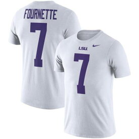 ナイキ 白色 ホワイト ルイジアナステイト タイガース パフォーマンス Tシャツ ファイティングタイガース & 【 NIKE LEONARD FOURNETTE WHITE LSU TIGERS FOOTBALL NAME NUMBER PERFORMANCE T-SHIRT / LSU WHITE 】 メン