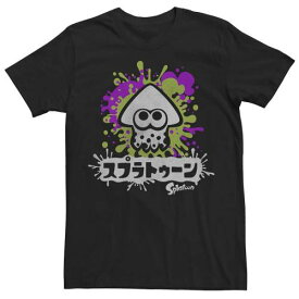 【★スーパーSALE★6/11深夜2時迄】キャラクター グラフィック Tシャツ 【 LICENSED CHARACTER NINTENDO SPLATOON INKLING TEXT SPLATTER GRAPHIC TEE / 】 メンズファッション トップス カットソー