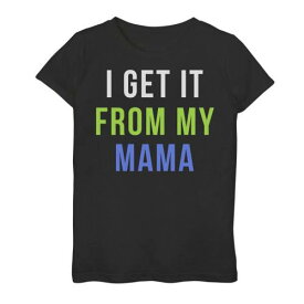 ピンク グラフィック Tシャツ MOTHER'S 【 UNBRANDED GET IT FROM MY MAMA PINK TEXT DAY GRAPHIC TEE / 】 キッズ ベビー マタニティ トップス カットソー