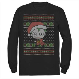 【★スーパーSALE★6/11深夜2時迄】ディーシーコミックス ディーシー コミックス クリスマス トレーナー Tシャツ 【 DC COMICS CHIBI JOKER CHRISTMAS SWEATER STYLE TEE / 】 メンズファッション トップス カットソー