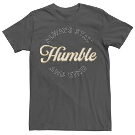 キャラクター スクリプト Tシャツ チャコール 【 LICENSED CHARACTER FIFTH SUN HUMBLE AND KIND SCRIPT TEE / CHARCOAL 】 メンズファッション トップス カットソー