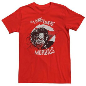 マーベル Tシャツ 赤 レッド 【 MARVEL MORBIUS THE LIVING VAMPIRE DARK PORTRAIT TEE / RED 】 メンズファッション トップス カットソー