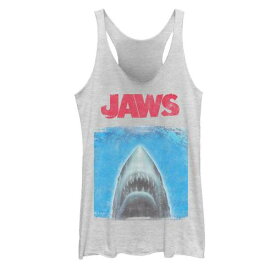 【★スーパーSALE★6/11深夜2時迄】キャラクター グラフィック タンクトップ 白色 ホワイト ヘザー 【 LICENSED CHARACTER JAWS MOVIE POSTER GRAPHIC TANK TOP / WHITE HEATHER 】 キッズ ベビー マタニティ トップス