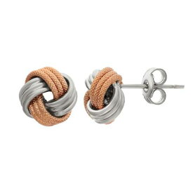 青色 ブルー ゴールド イヤリング 【 JORDAN BLUE 10K GOLD LOVE KNOT EARRINGS / 】 ジュエリー アクセサリー レディースジュエリー