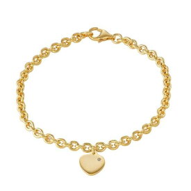 【★スーパーSALE★6/11深夜2時迄】ゴールド 銀色 シルバー ダイヤモンド ブレスレット KIDS' 【 JUNIOR JEWELS GOLD TONE STERLING SILVER DIAMOND ACCENT HEART BRACELET / GOLD TONE 】