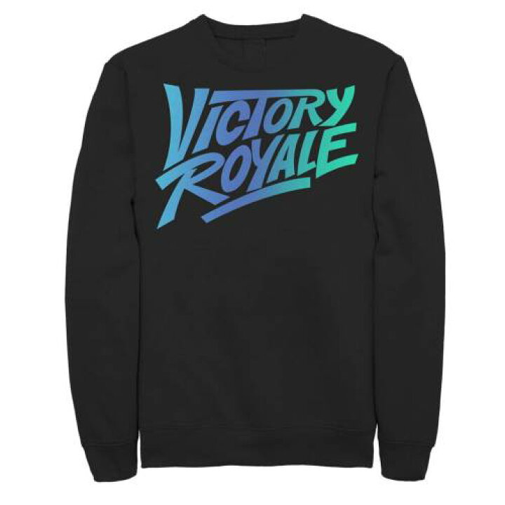 楽天市場 キャラクター フォートナイト ビクトリー ロゴ スウェットシャツ トレーナー 黒色 ブラック Victory Licensed Character Fortnite Royale Gradient Logo Sweatshirt Black スニケス