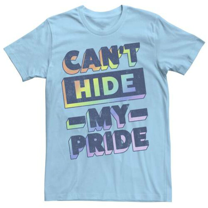 楽天市場 キャラクター 虹色 レインボー Tシャツ 青色 ブルー Licensed Character Pride Rainbow Text Tee Light Blue スニケス