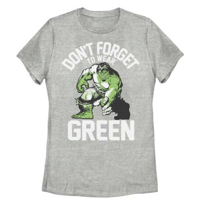 楽天市場 キャラクター 緑 グリーン グラフィック Tシャツ ヘザー Don T St Paddy S Green Heather Licensed Character Marvel Hulk Forget Graphic Tee Athletic スニケス