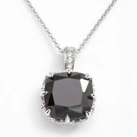 銀色 シルバー 黒色 ブラック 白色 ホワイト & 【 SOPHIE MILLER STERLING SILVER BLACK WHITE CUBIC ZIRCONIA PENDANT / 】 ジュエリー アクセサリー レディースジュエリー ネックレス ペンダント