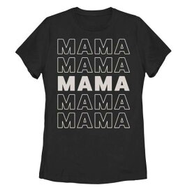 Tシャツ 黒色 ブラック MAMA&#34; 【 UNBRANDED BOLD STACK TEE / BLACK 】 キッズ ベビー マタニティ トップス カットソー