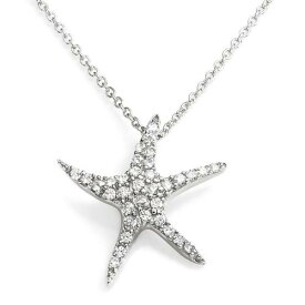 【★スーパーSALE★6/11深夜2時迄】銀色 シルバー 白色 ホワイト 【 SOPHIE MILLER STERLING SILVER CUBIC ZIRCONIA STARFISH PENDANT / WHITE 】 ジュエリー アクセサリー レディースジュエリー ネックレス ペンダント