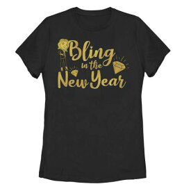 キャラクター Tシャツ 黒色 ブラック MS. 【 LICENSED CHARACTER MONOPOLY BLING IN THE NEW YEAR TEE / BLACK 】 キッズ ベビー マタニティ トップス カットソー